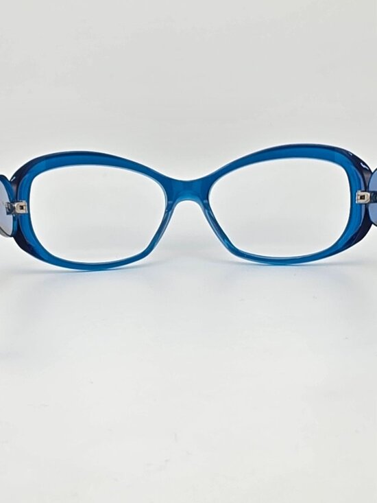 Jean Lafont Paris Fauve 439 Crystal Blue Sunglasses Frame France 53-16-120